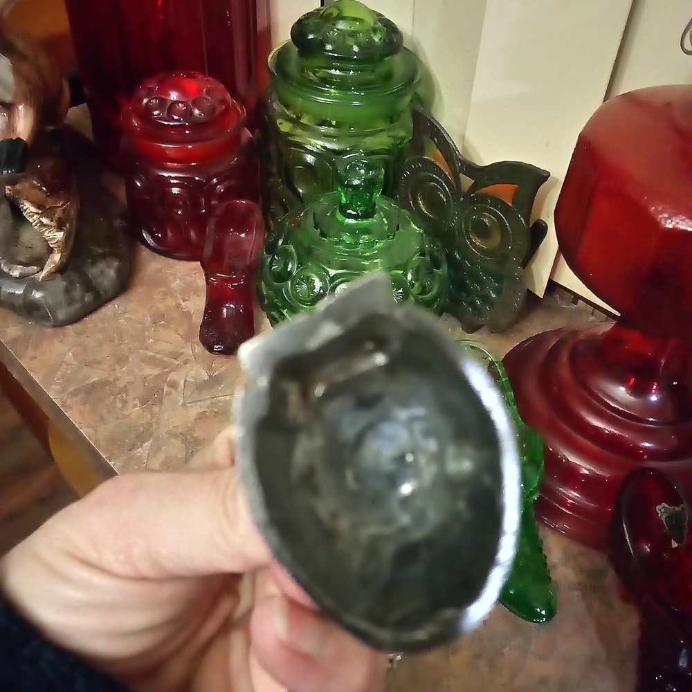 Vintage Pewter Candle Snuffer. - Picture 9 of 14